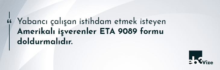 green card çalışma sertifikası