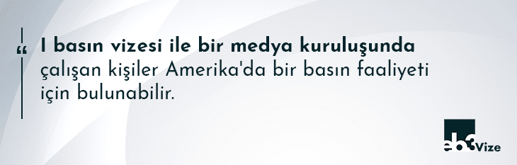 amerika basın vizesi