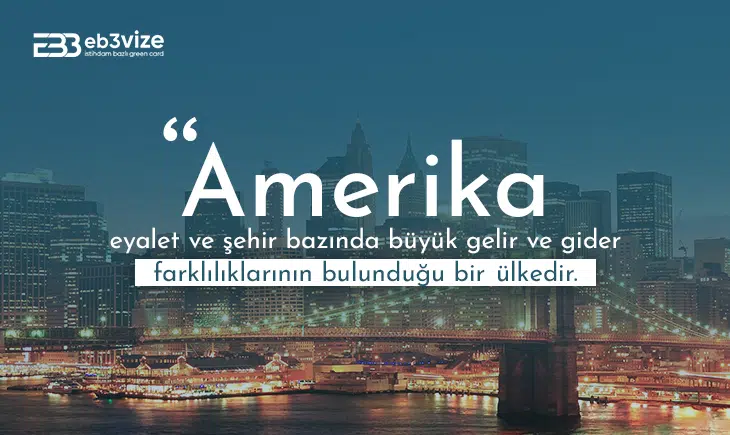 amerikada yaşam maliyeti ne kadar