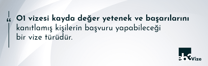 amerika yetenek vizesi