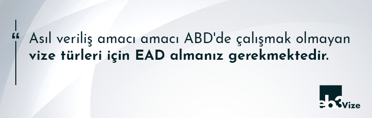 amerika çalışma izni belgesi nasıl alınır