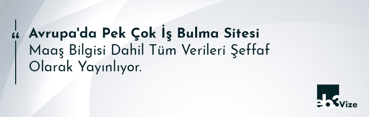 yurt dışı iş ilanları