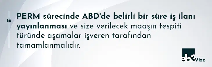 Green Card PERM almak